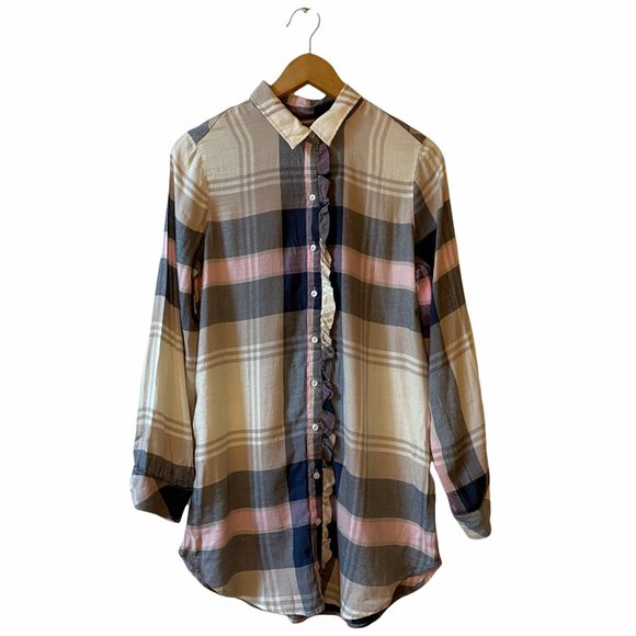 aerie Tops - Aerie | NWT Plaid Long Sleeve Button Down